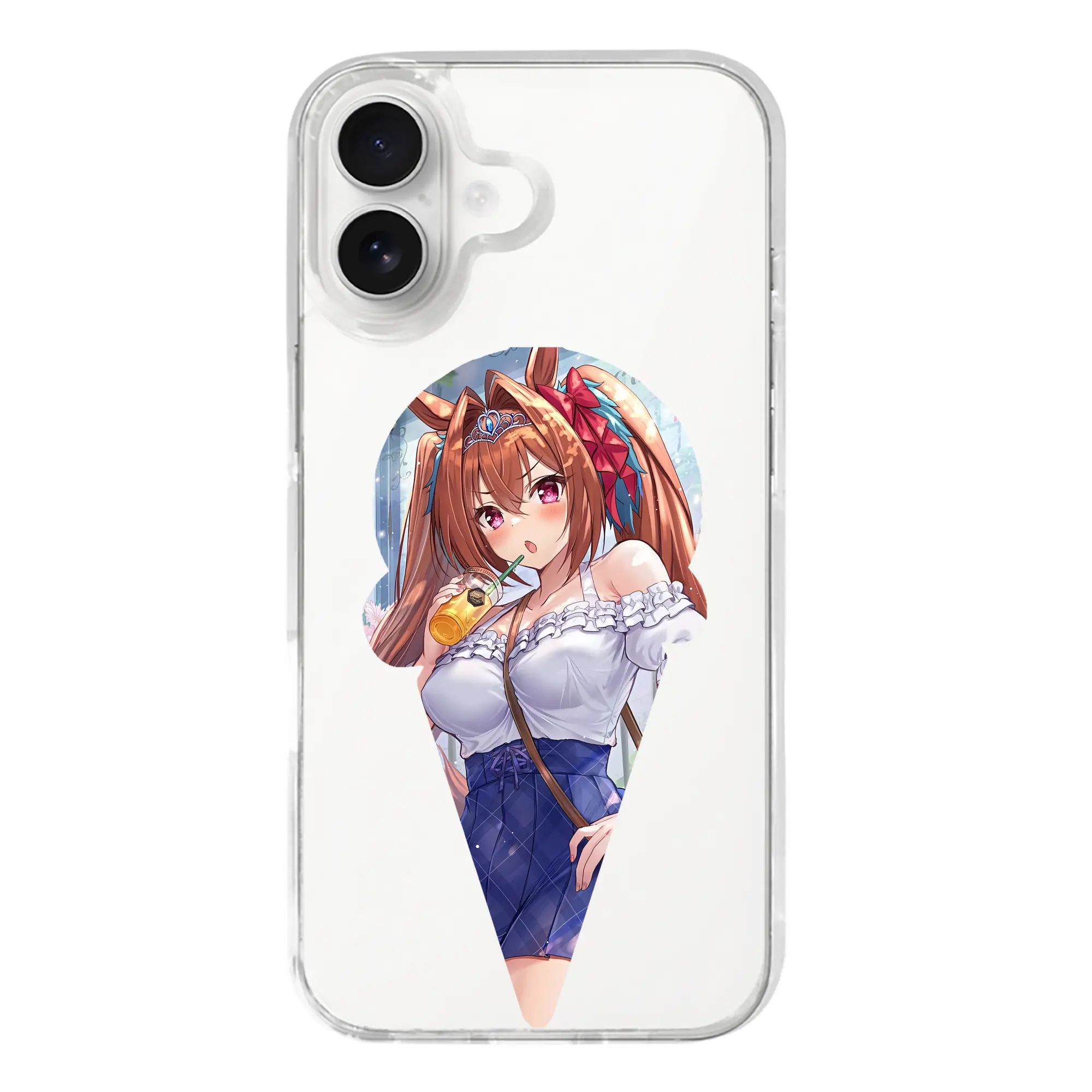 ウマ娘 プリティーダービー グッズ ダイワスカーレット - iPhone 17シリーズ 透明スマホケース – 薄型・耐衝撃・精密フィット保護カバー